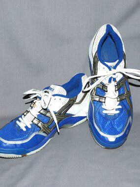 Women's Asics BN853 Gel Rocket Volleyball Shoes size 10 Blue White